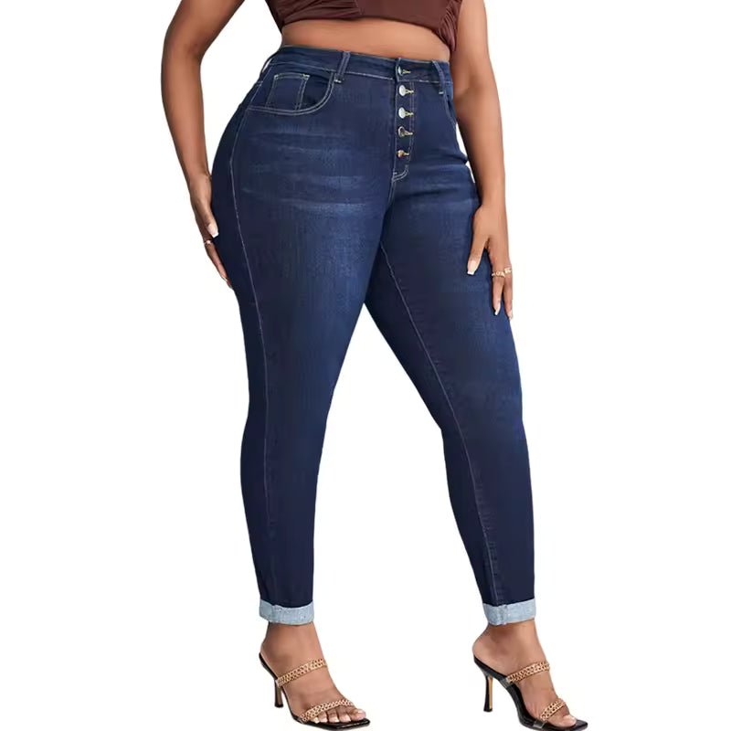 Women's High-Waisted Shaping Skinny Jeans
