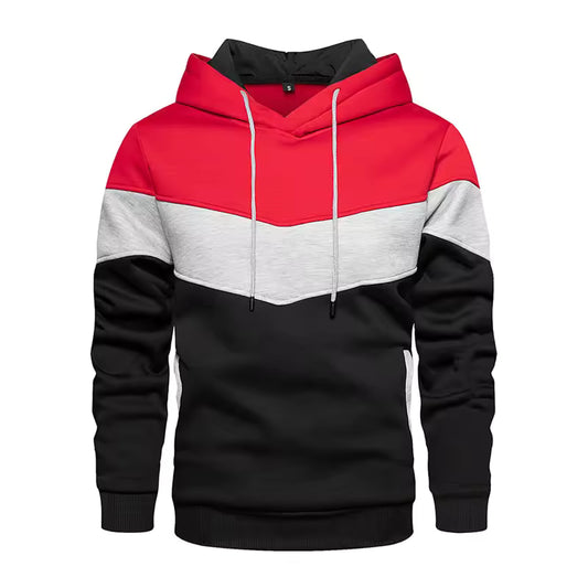 Hoddie black and red => men