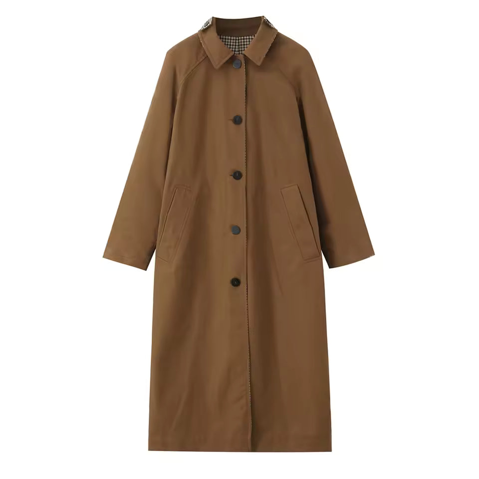 Long Woman jacket -> Brown