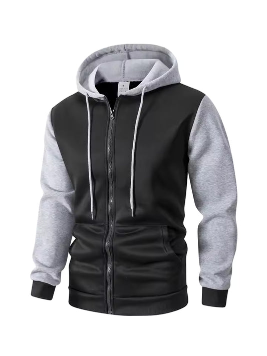 Black and grey hoodie
