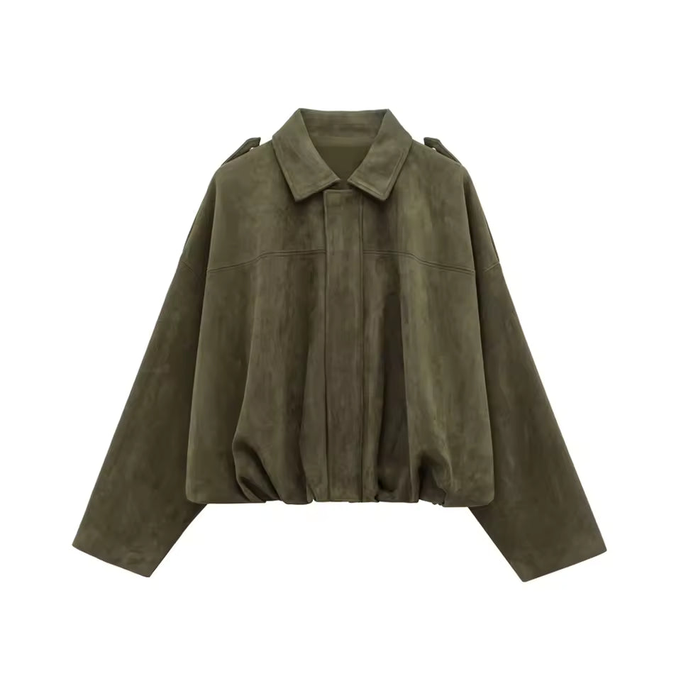 Autumn woman Jacket -> Green