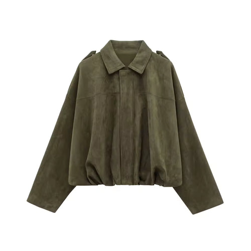 Autumn woman Jacket -> Green