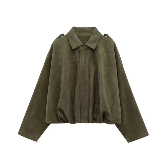 Autumn woman Jacket -> Green