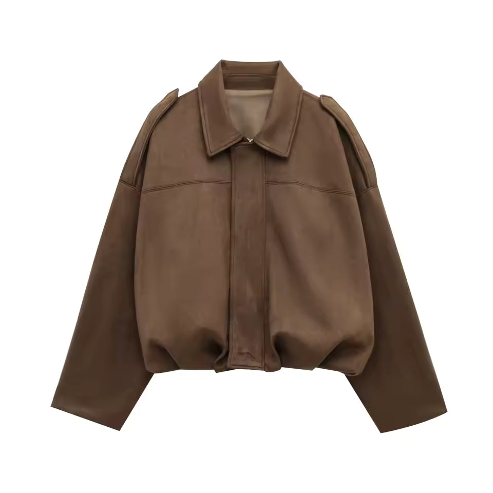 Autumn woman jacket -> Caqui