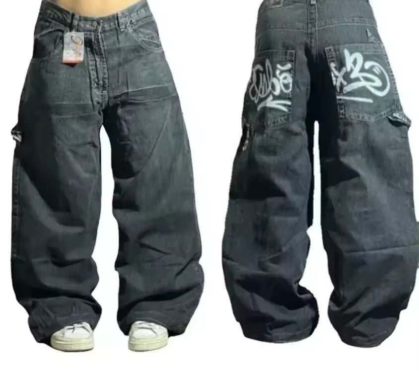 Unisex Joker Punk Jeans – Grey