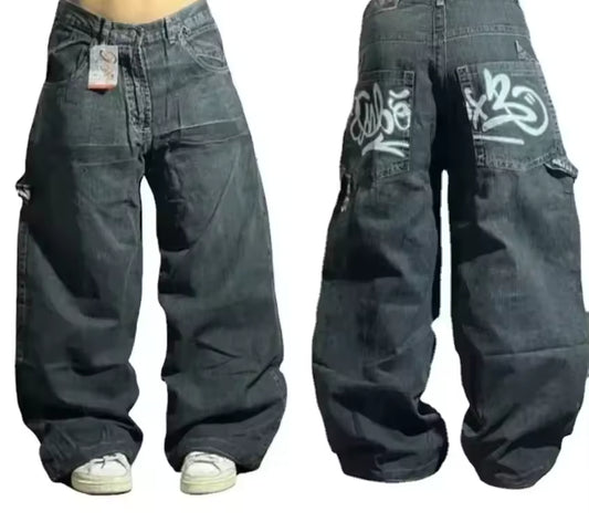 Unisex Joker Punk Jeans – Grey